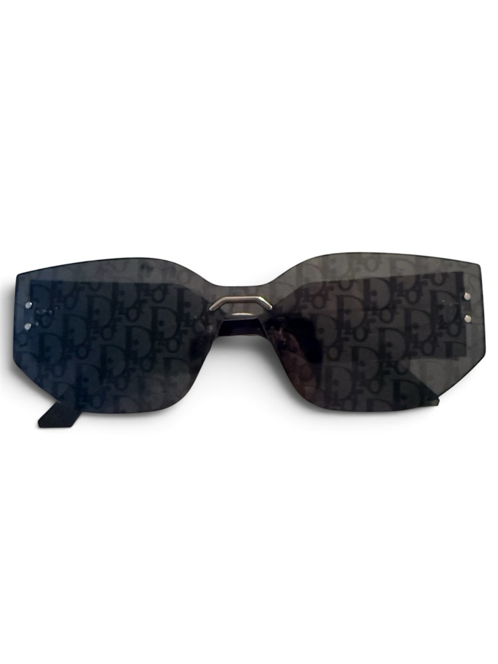 Dior Black Rimless Monogram Sunglasses